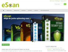Tablet Screenshot of escanav.nl